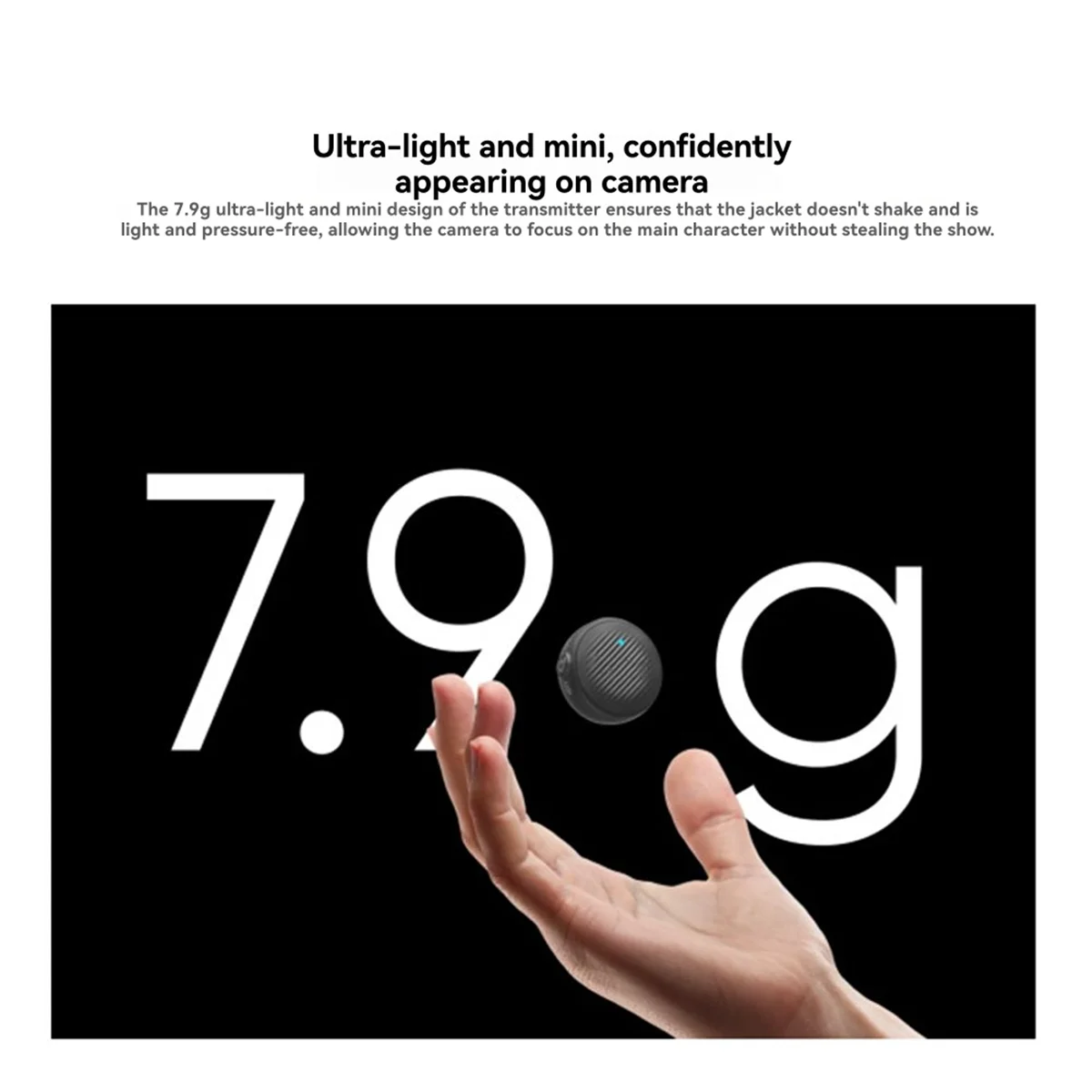 For X5 Mic Air Wireless Microphone Transmitter for X5 Magnetically Clamped Microphone Accessory Transmitter
For X5 Mic Air Wireless Microphone Transmitter for X5 Magnetically Clamped Microphone Accessory Transmitter