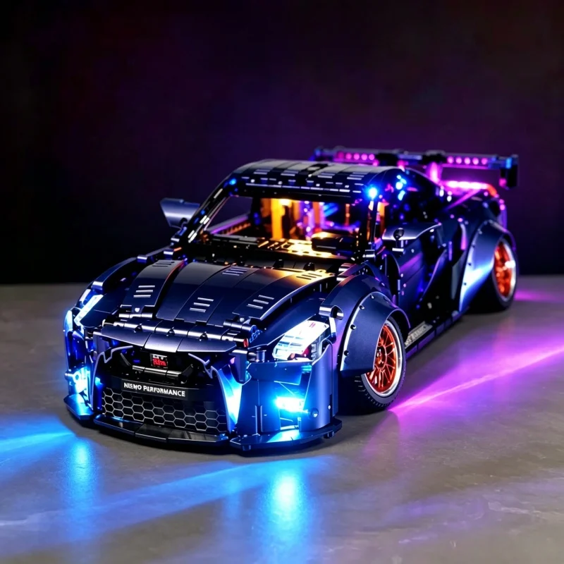 LED Light Kit For GTR Sports Car Building Blocks Model Remote Control Lighting Set Not Included Blocks
LED Light Kit For GTR Sports Car Building Blocks Model Remote Control Lighting Set Not Included Blocks