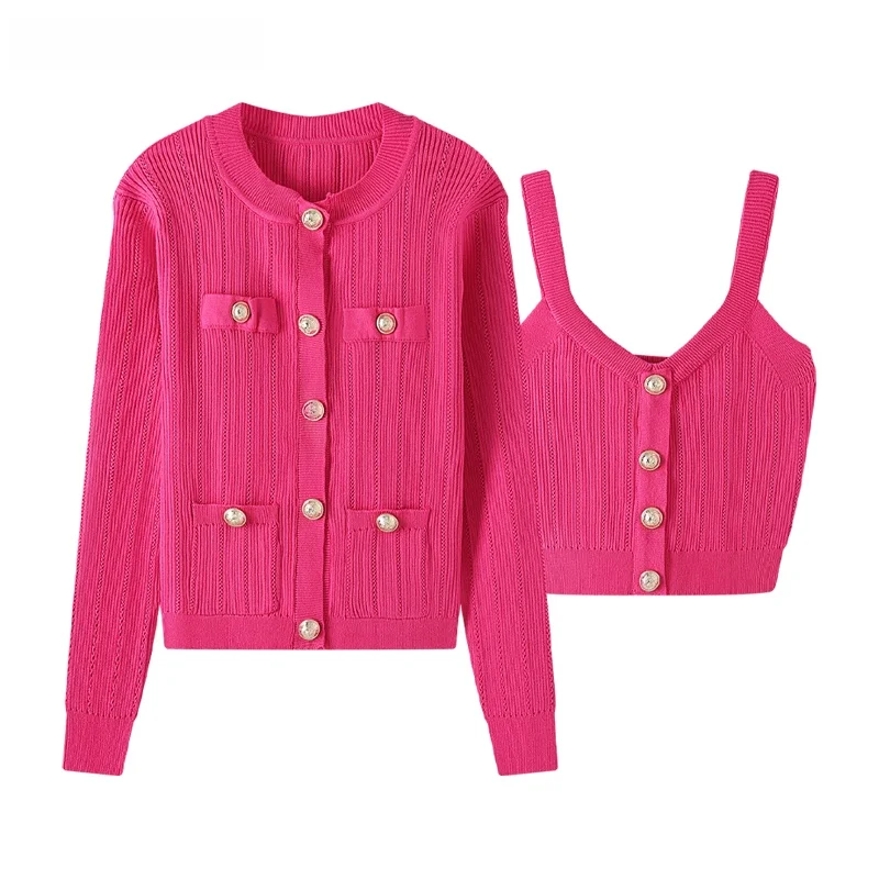 JZZDEMM Faion Set Women's ort Csole Underwear Cardigan Two-Piece Cotton Top for Autumn Season
JZZDEMM Faion Set Women's ort Csole Underwear Cardigan Two-Piece Cotton Top for Autumn Season