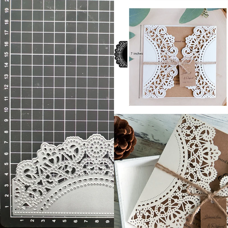 2023 New Metal Cutting Dies Lace Border Dies Wedding Invitations Cards DIY Scrapbook Cutting Die Paper Cards Embossed Craft Die
2023 New Metal Cutting Dies Lace Border Dies Wedding Invitations Cards DIY Scrapbook Cutting Die Paper Cards Embossed Craft Die
