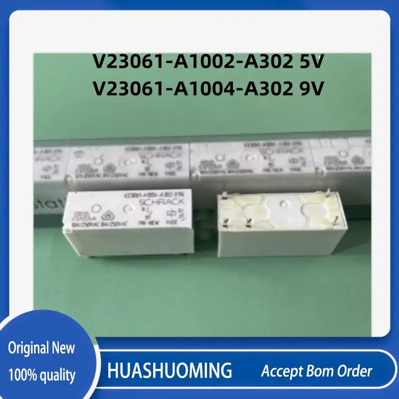 10PCS/LoT New V23061-A1002-A302 5VDC V23061-A1004-A302 9VDC 4PINS 8A V23061-A1005-A302 V23061-A1007-A302
10PCS/LoT New V23061-A1002-A302 5VDC V23061-A1004-A302 9VDC 4PINS 8A V23061-A1005-A302 V23061-A1007-A302