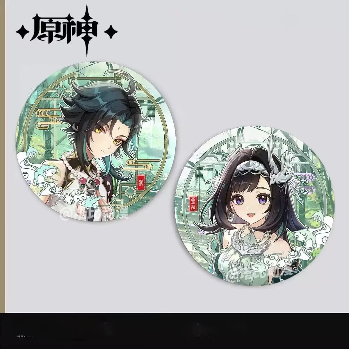 Genshin Impact, Guizhou collaborates with the surrounding 'Xiao Blue Inkstone' Ba Ji badge, brooch, pendant and Gu Zi
Genshin Impact, Guizhou collaborates with the surrounding 'Xiao Blue Inkstone' Ba Ji badge, brooch, pendant and Gu Zi