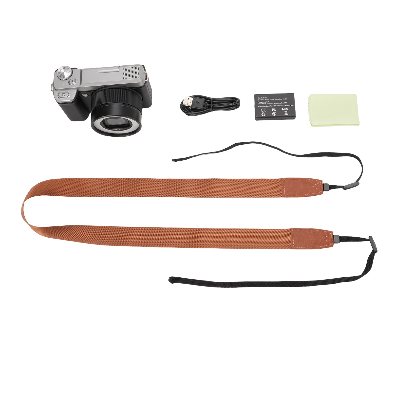 5K Digital Camera Front and Rear Dual Lens Built in Flash Lightweight 80MP Autofocus Video Camera 18X Digital Zoom for Outdoor
5K Digital Camera Front and Rear Dual Lens Built in Flash Lightweight 80MP Autofocus Video Camera 18X Digital Zoom for Outdoor