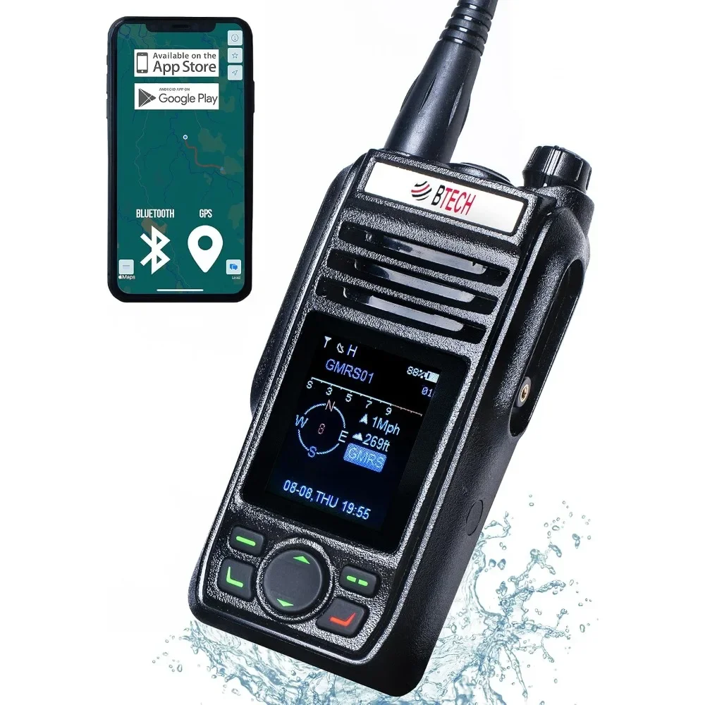 HOME.GMRS-PRO Радио GMRS дальнего действия 5 Вт — водонепроницаемость IP67, Bluetooth VOX, GPS, текстирование, NOAA, компас, двухдиапазонный сканер
HOME.GMRS-PRO Радио GMRS дальнего действия 5 Вт — водонепроницаемость IP67, Bluetooth VOX, GPS, текстирование, NOAA, компас, двухдиапазонный сканер