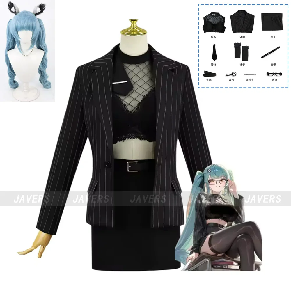 Game NIKKE Victory Goddess Privaty Cosplay Costume Strict Discipline Black Teacher Work JK School Uniform Woman Carnival Suit
Game NIKKE Victory Goddess Privaty Cosplay Costume Strict Discipline Black Teacher Work JK School Uniform Woman Carnival Suit