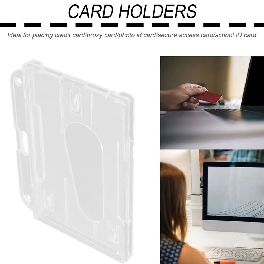 10Pcs Durable ID Card Pass Badge Transparent Clear Cover Enclosed Oyster Case Card Holder
10Pcs Durable ID Card Pass Badge Transparent Clear Cover Enclosed Oyster Case Card Holder