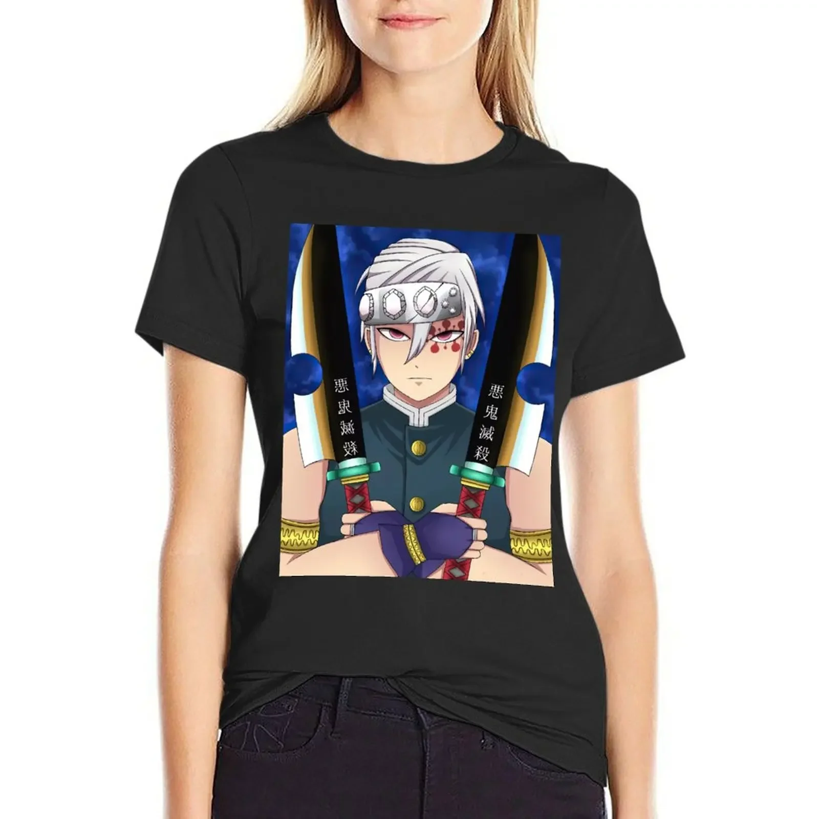 Uzui Tengen Fun T-Shirt new edition lady clothes customs design your own summer blouses woman 2025
Uzui Tengen Fun T-Shirt new edition lady clothes customs design your own summer blouses woman 2025
