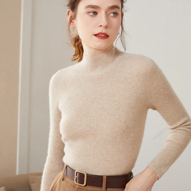 Women Pullover 100% Cashmere Sweater Winter New O-neck High Elastic Sweaters Female Warm Soft Basic Knit Jumper Solid Slim Tops
Women Pullover 100% Cashmere Sweater Winter New O-neck High Elastic Sweaters Female Warm Soft Basic Knit Jumper Solid Slim Tops