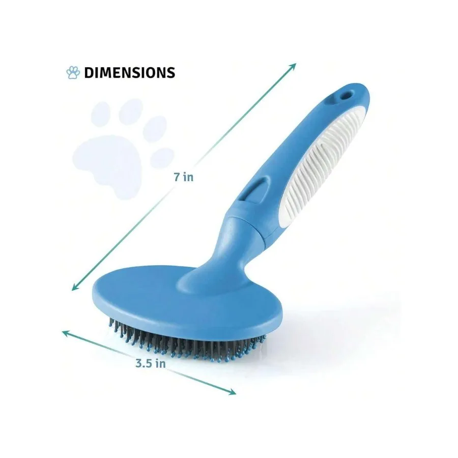 【New Arrival】Blue Pet Massage Brush with Soft Bristles, Gentle Grooming Comb for Dogs & Cats, 7-inch Handle
【New Arrival】Blue Pet Massage Brush with Soft Bristles, Gentle Grooming Comb for Dogs & Cats, 7-inch Handle