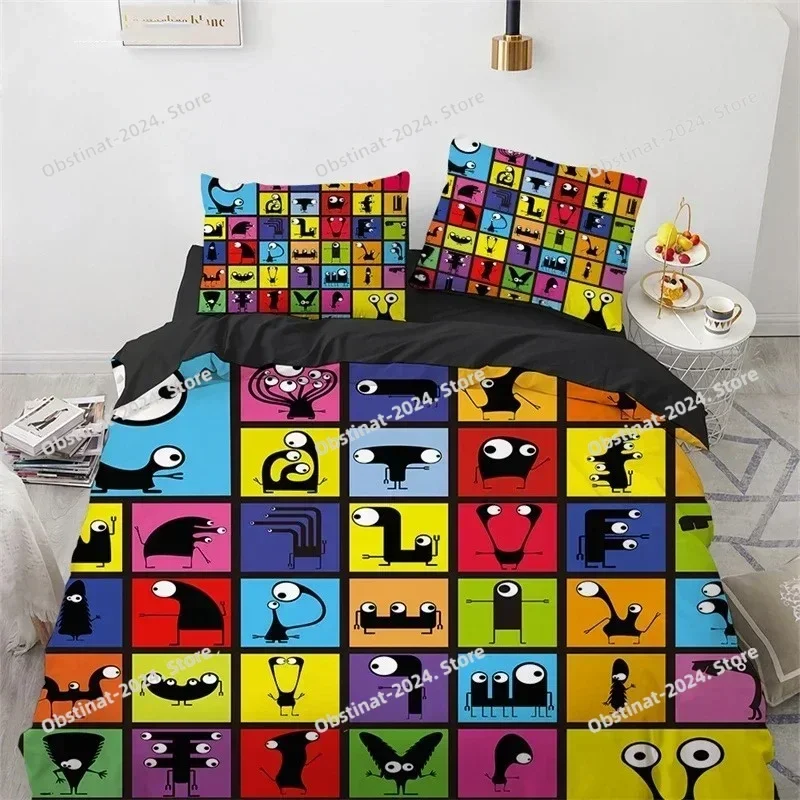 Cartoon Monster Duvet Cover Lovely Funny Bedding Set Printed Comforter Quilt Bed Cover Pillow Case 3 Pieces Sets Kids Adult Size
Cartoon Monster Duvet Cover Lovely Funny Bedding Set Printed Comforter Quilt Bed Cover Pillow Case 3 Pieces Sets Kids Adult Size