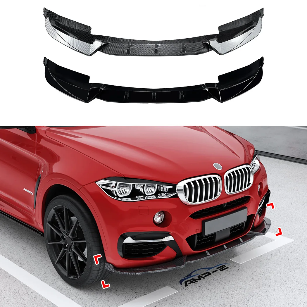 For BMW X6 F16 M Sport 2015-2019 Car Front Bumper Spoiler Front Lip Shovel Diffuser Auto Exterior Guard Decoration Trim Modified
For BMW X6 F16 M Sport 2015-2019 Car Front Bumper Spoiler Front Lip Shovel Diffuser Auto Exterior Guard Decoration Trim Modified