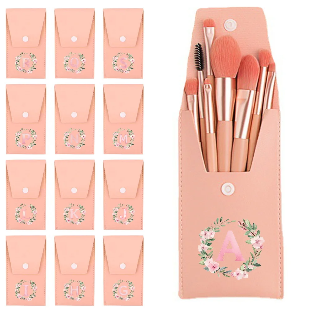 Mini Makeup Brushes Kit With Storage Pouch 8 Pieces Portable Blush Concealer Eyeshadow Brushes Daily Essentials Wreath Pattern
Mini Makeup Brushes Kit With Storage Pouch 8 Pieces Portable Blush Concealer Eyeshadow Brushes Daily Essentials Wreath Pattern