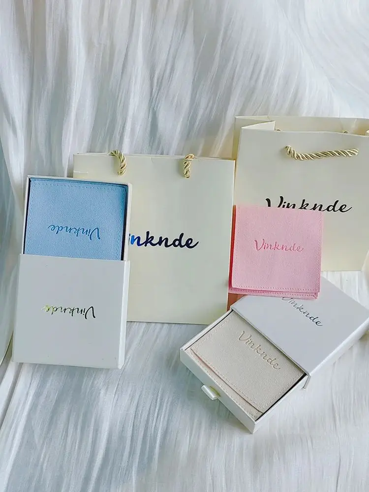 Microfiber Pouches Box Paper Bag Set Jewelry Packaging Small Bag Personalized Logo Necklace Earrings Rings Drawer Organizer Case
Microfiber Pouches Box Paper Bag Set Jewelry Packaging Small Bag Personalized Logo Necklace Earrings Rings Drawer Organizer Case