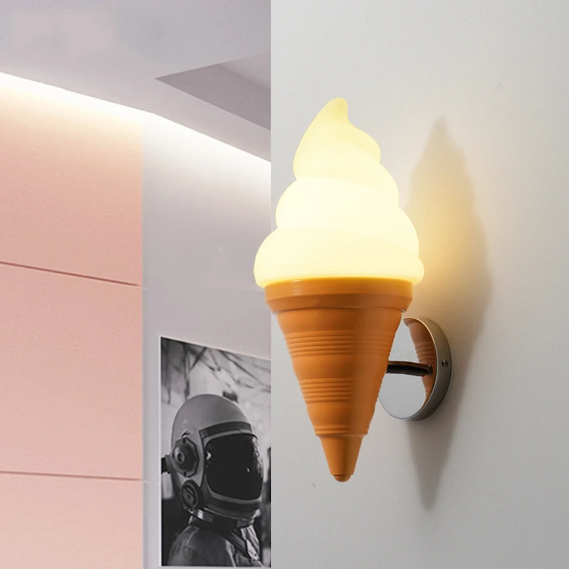 Modern Ice Cream Wall Lamp For Kids Room E27 LED Decorative Wall Light for Hallway Stair Entrance Corridor Indoor Fixtures
Modern Ice Cream Wall Lamp For Kids Room E27 LED Decorative Wall Light for Hallway Stair Entrance Corridor Indoor Fixtures