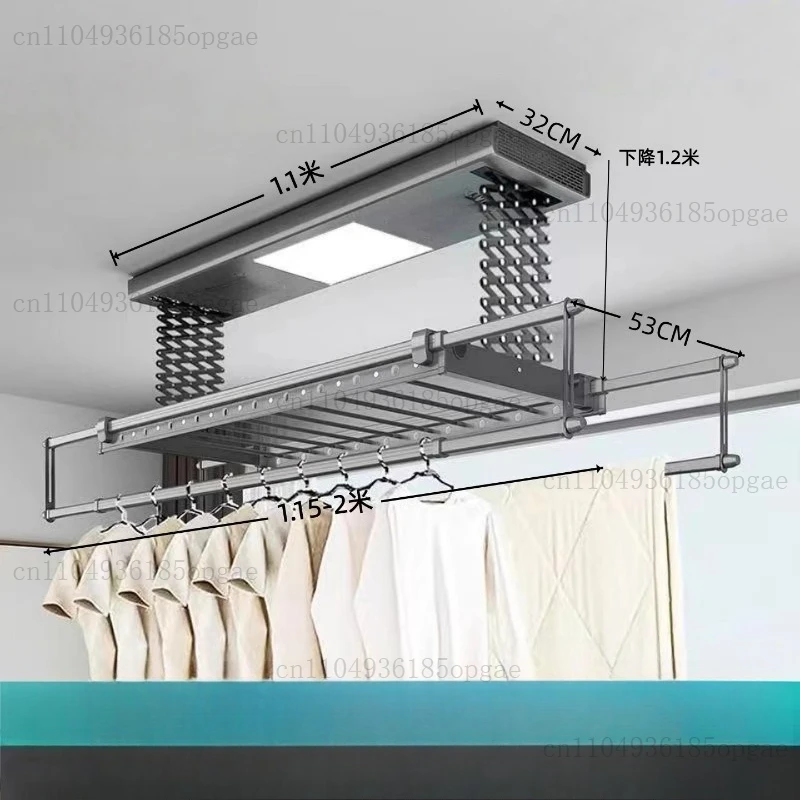 Electric Drying Rack Telescopic Lift Lifting Household Telescopic Drying Machine Balcony Drying Clothes