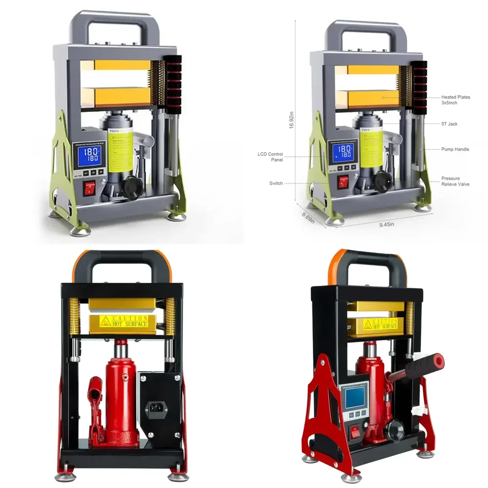Hot saleEU Stock New 5 Ton Manual Hydraulic Heat Press Machine 600W Dual Heating Plate Rosin Extraction & Tube Printer
Hot saleEU Stock New 5 Ton Manual Hydraulic Heat Press Machine 600W Dual Heating Plate Rosin Extraction & Tube Printer