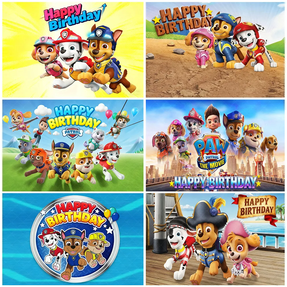 Paw Patrol Theme Backdrop Kids Boy Or Girl Birthday Party Decorations Cute Cartoon Puppy Photo Studio Props Baby Shower Supplies
Paw Patrol Theme Backdrop Kids Boy Or Girl Birthday Party Decorations Cute Cartoon Puppy Photo Studio Props Baby Shower Supplies