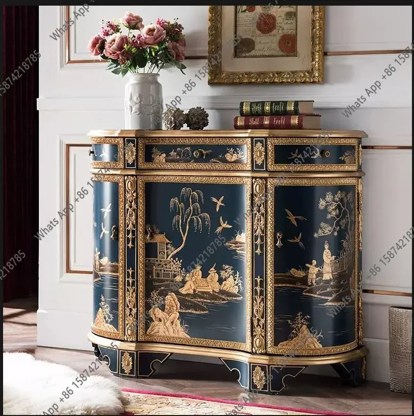 N68 Sm Chinese-style Painted Porch Cabinet, Foyer Shoe Cabinet, Living Room Decoration Hand-painted Landscape Locker
N68 Sm Chinese-style Painted Porch Cabinet, Foyer Shoe Cabinet, Living Room Decoration Hand-painted Landscape Locker