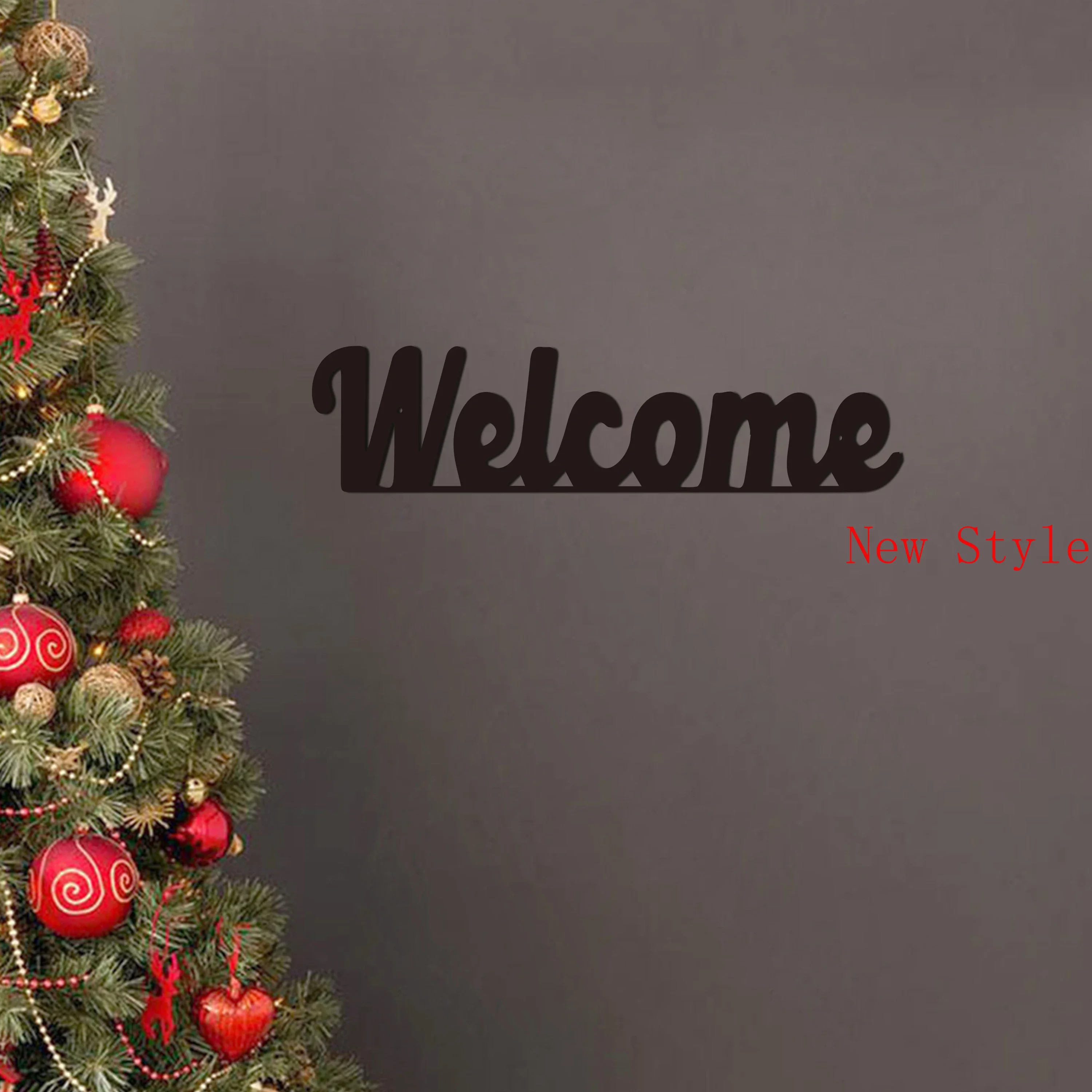 1pc Welcome Black Metal Wall Hanging Decoration Living Room Front Door Welcome Friends To Visit or Customersroom Home Decor Home
1pc Welcome Black Metal Wall Hanging Decoration Living Room Front Door Welcome Friends To Visit or Customersroom Home Decor Home