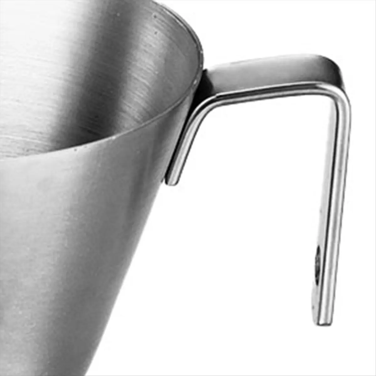 AT16 Espresso Cup with Handle, Stainless Steel Espresso Accessories, Spout Metal Measuring Cup with Scale, 3.4OZ/100ML
AT16 Espresso Cup with Handle, Stainless Steel Espresso Accessories, Spout Metal Measuring Cup with Scale, 3.4OZ/100ML