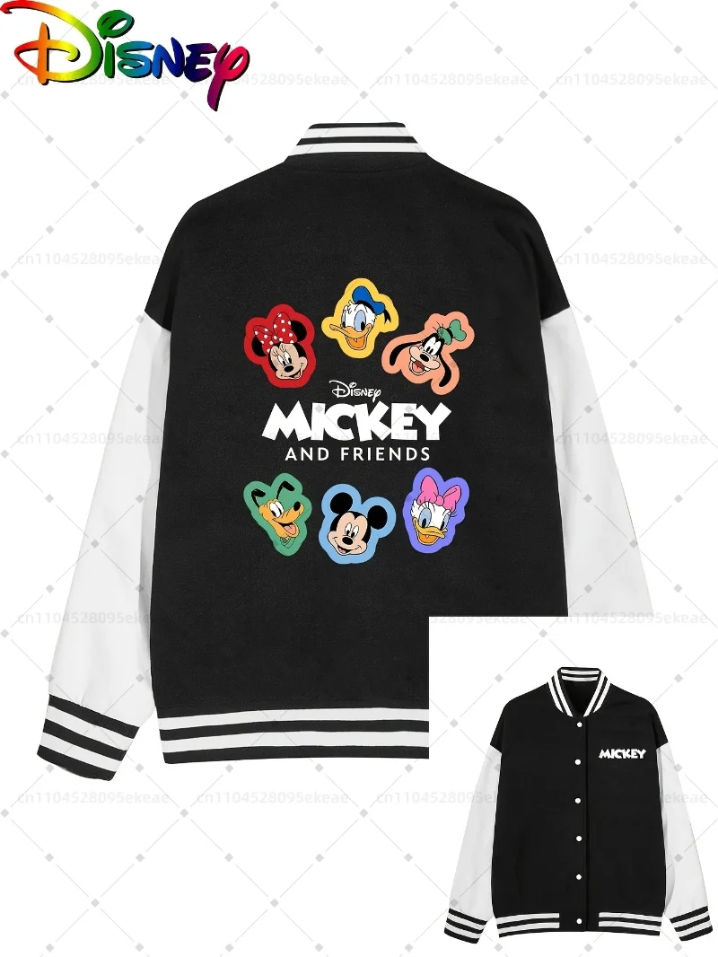DISNEY Mickey and Minnie Baseball Jacket Men Fashionable Sports and Leisure Autumn Winter Jacket Loose Cartoon Top Teenagers
DISNEY Mickey and Minnie Baseball Jacket Men Fashionable Sports and Leisure Autumn Winter Jacket Loose Cartoon Top Teenagers