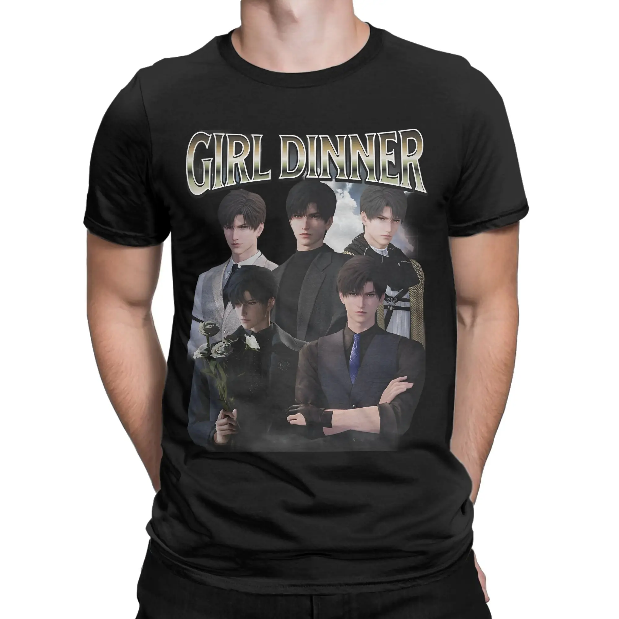 Мужская и женская винтажная футболка с графическим принтом Zayne Girl Dinner, хлопковые футболки Love and Deepspace, одежда
Мужская и женская винтажная футболка с графическим принтом Zayne Girl Dinner, хлопковые футболки Love and Deepspace, одежда