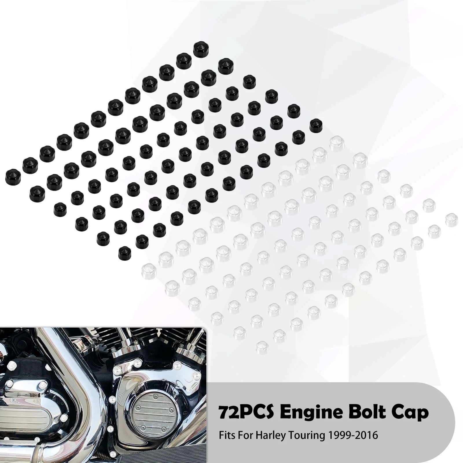 Motorcycle Engine Bolts Set 72pcs Screw Caps Cover Protector Kit For Harley Touring Road Street Glide Softail Fat Boy 1999-2017
Motorcycle Engine Bolts Set 72pcs Screw Caps Cover Protector Kit For Harley Touring Road Street Glide Softail Fat Boy 1999-2017