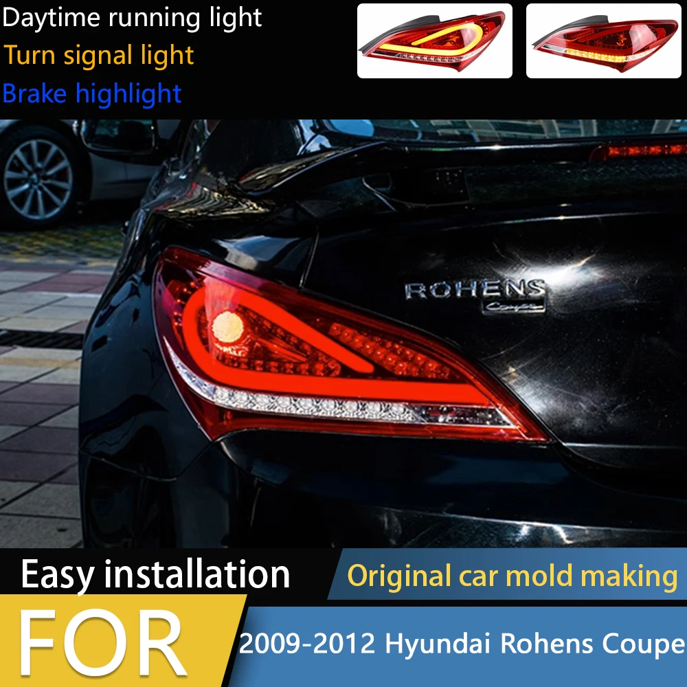 Car Styling Tail Lamp for Hyundai Rohens Coupe taillights 2009-2012 LED taillight LED DRL Signal Auto Accessories
Car Styling Tail Lamp for Hyundai Rohens Coupe taillights 2009-2012 LED taillight LED DRL Signal Auto Accessories