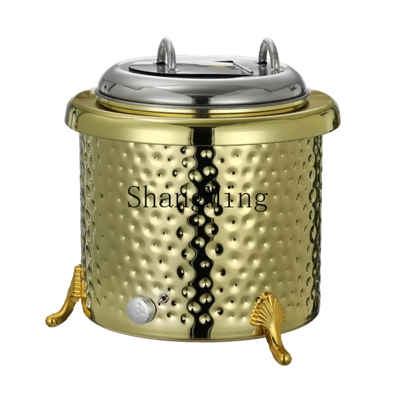 ZYY stainless steel electronic warm soup pot golden hammer printing thermal insulation soup bucket thermal insulation soup stove
ZYY stainless steel electronic warm soup pot golden hammer printing thermal insulation soup bucket thermal insulation soup stove