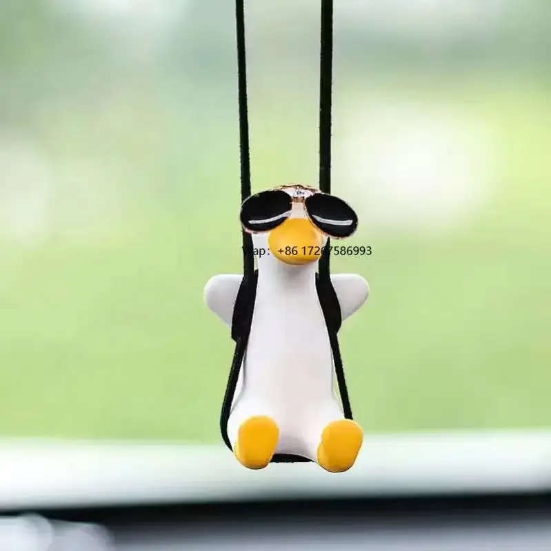 The manufacturer provides car rearview mirror pendant interior aromatherapy car decoration cute duckling swing
The manufacturer provides car rearview mirror pendant interior aromatherapy car decoration cute duckling swing