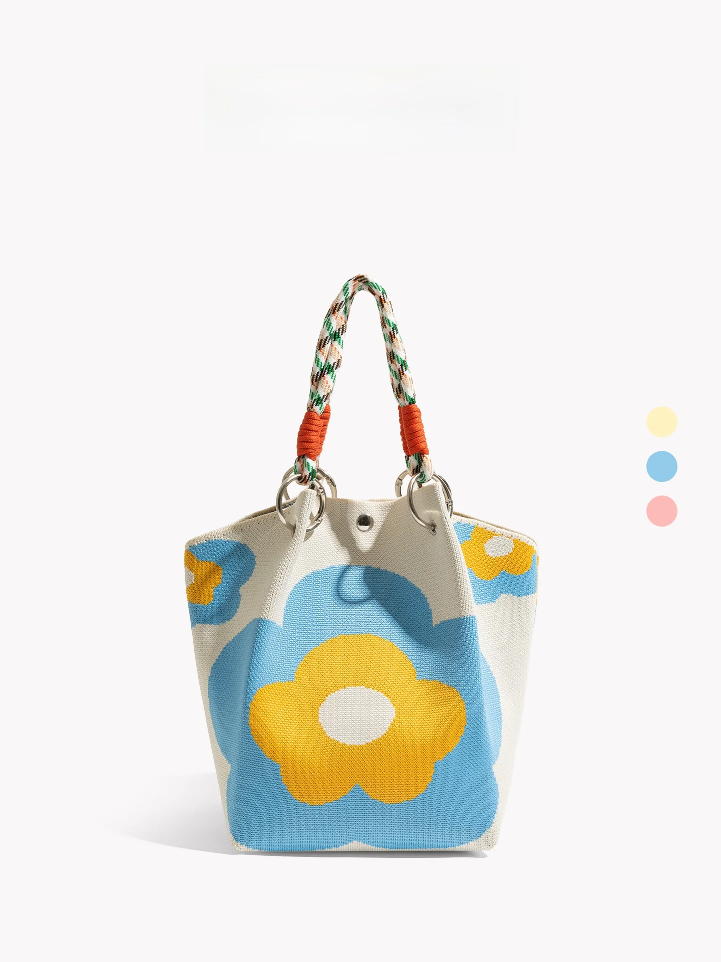 Hand Knitted Bucket Bag Women's Handbag Work Bag Casual Tote Bag Soft Fabric Geometric Pattern Cute Style Orange Girl HyunA S...
Hand Knitted Bucket Bag Women's Handbag Work Bag Casual Tote Bag Soft Fabric Geometric Pattern Cute Style Orange Girl HyunA S...