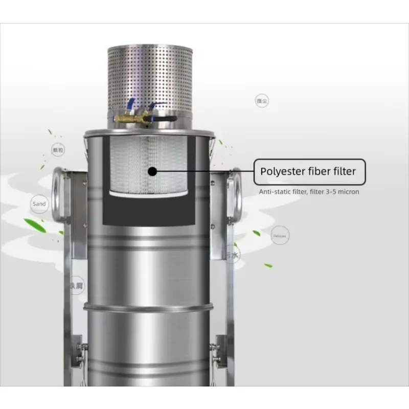 Stainless Steel Barrel Vacuum Cleaner With Handheld Head Large Capacity Wet Dry Blowing Cleaning Machine For Commercial
Stainless Steel Barrel Vacuum Cleaner With Handheld Head Large Capacity Wet Dry Blowing Cleaning Machine For Commercial