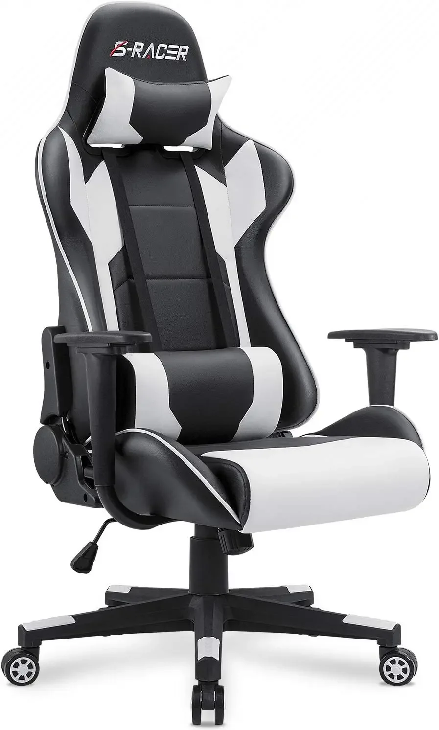 Gaming Chair, Office Chair High Back Computer Leather Desk Racing Executive Ergonomic Adjustable Swivel Task
Gaming Chair, Office Chair High Back Computer Leather Desk Racing Executive Ergonomic Adjustable Swivel Task