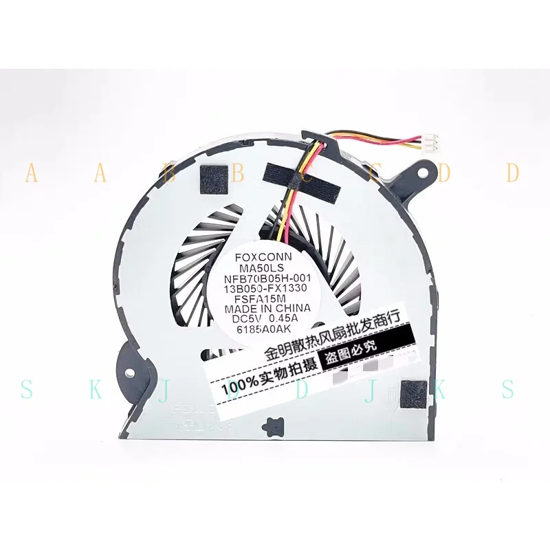 M for 1 pcs FOXCONN MA50LS NFB70B05H-001 FSFA15M 5V 0.45A Notebook Cooling Fan
M for 1 pcs FOXCONN MA50LS NFB70B05H-001 FSFA15M 5V 0.45A Notebook Cooling Fan