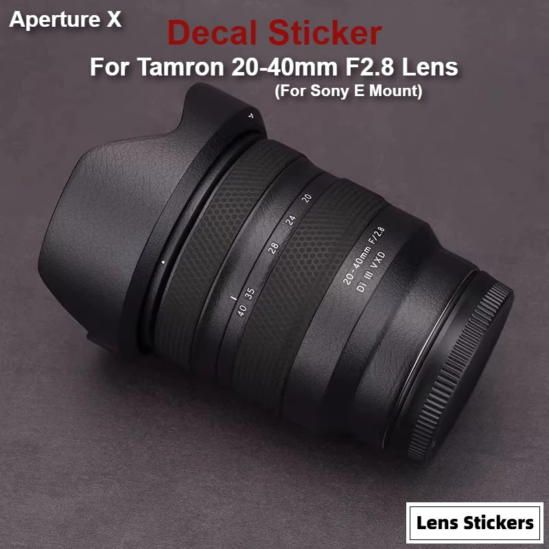 For Tamron 20-40mm 2.8 F/2.8 Di III VXD A062 Decal Skin Sticker Vinyl Wrap Film Action Camera Lens 20-40 F2.8 For Sony E Mount
For Tamron 20-40mm 2.8 F/2.8 Di III VXD A062 Decal Skin Sticker Vinyl Wrap Film Action Camera Lens 20-40 F2.8 For Sony E Mount