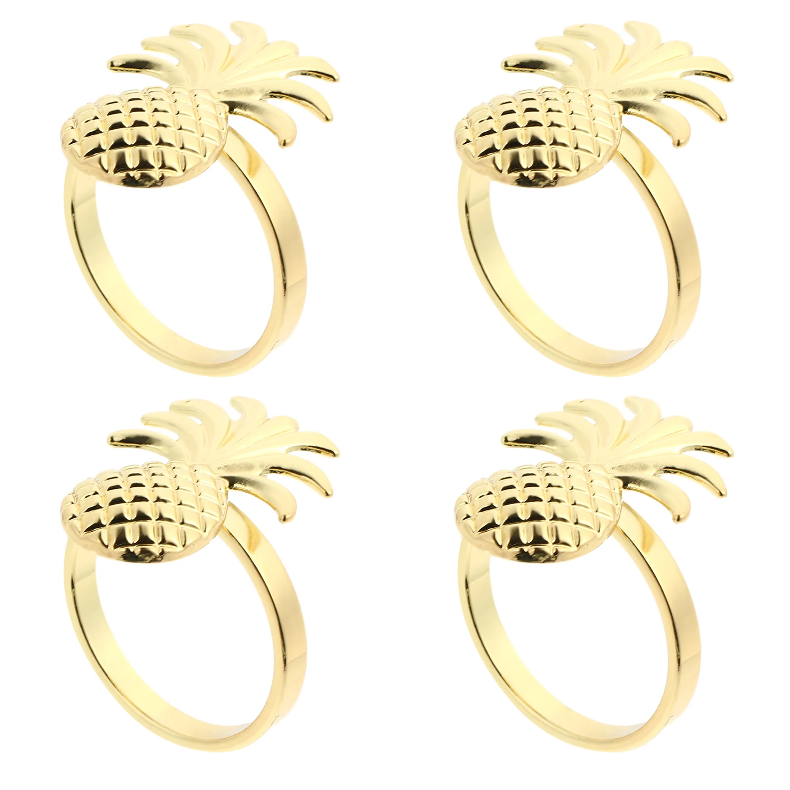 4pcs Napkin Rings Christmas Table Decor Holiday Holders Summer Alloy Kitchen Bar Pineapple Napkin Ring Supplies
4pcs Napkin Rings Christmas Table Decor Holiday Holders Summer Alloy Kitchen Bar Pineapple Napkin Ring Supplies