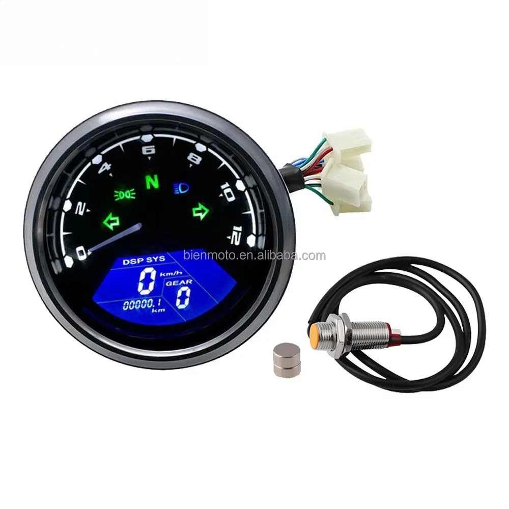 Motorcycle panel speedometer night vision dial meter odometer LED multi-function indicator tachometer moto digital fuel meter
Motorcycle panel speedometer night vision dial meter odometer LED multi-function indicator tachometer moto digital fuel meter
