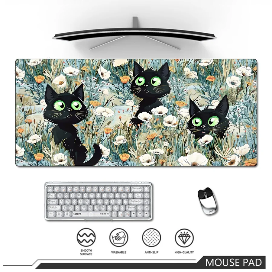 Коврик для мыши Аниме Кот Стол Настольный коврик Большой коврик для мыши с прошитыми краями Компьютерная резиновая основа Клавиатура Расширенный ковер игровой коврик
Коврик для мыши Аниме Кот Стол Настольный коврик Большой коврик для мыши с прошитыми краями Компьютерная резиновая основа Клавиатура Расширенный ковер игровой коврик