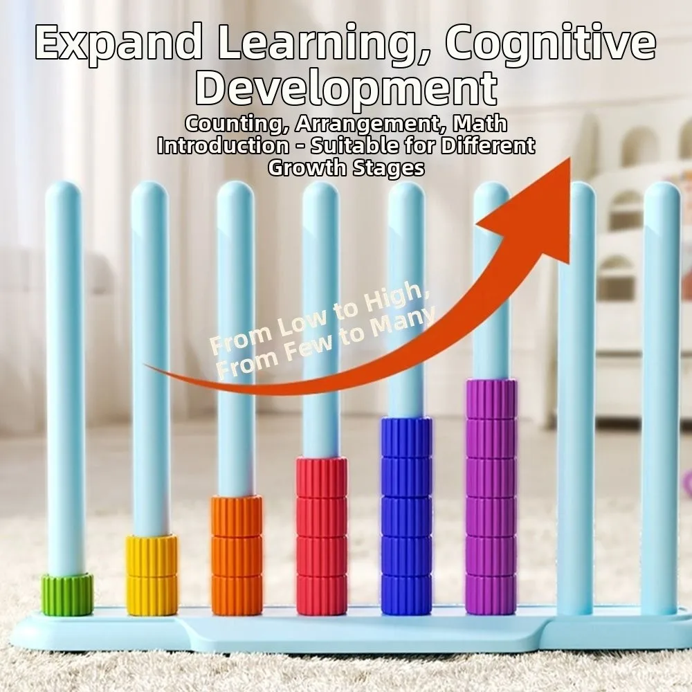Plastic Color Stack Challenge Game Color Matching Reusable Stacking Rainbow Rings Hand Eye Coordination Logic Training Board
Plastic Color Stack Challenge Game Color Matching Reusable Stacking Rainbow Rings Hand Eye Coordination Logic Training Board