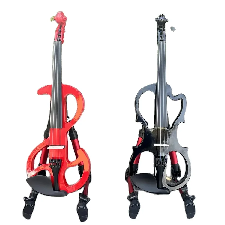 Custom Made 4 String all solid Electric Violin String Instruments with free full set accessory
Custom Made 4 String all solid Electric Violin String Instruments with free full set accessory