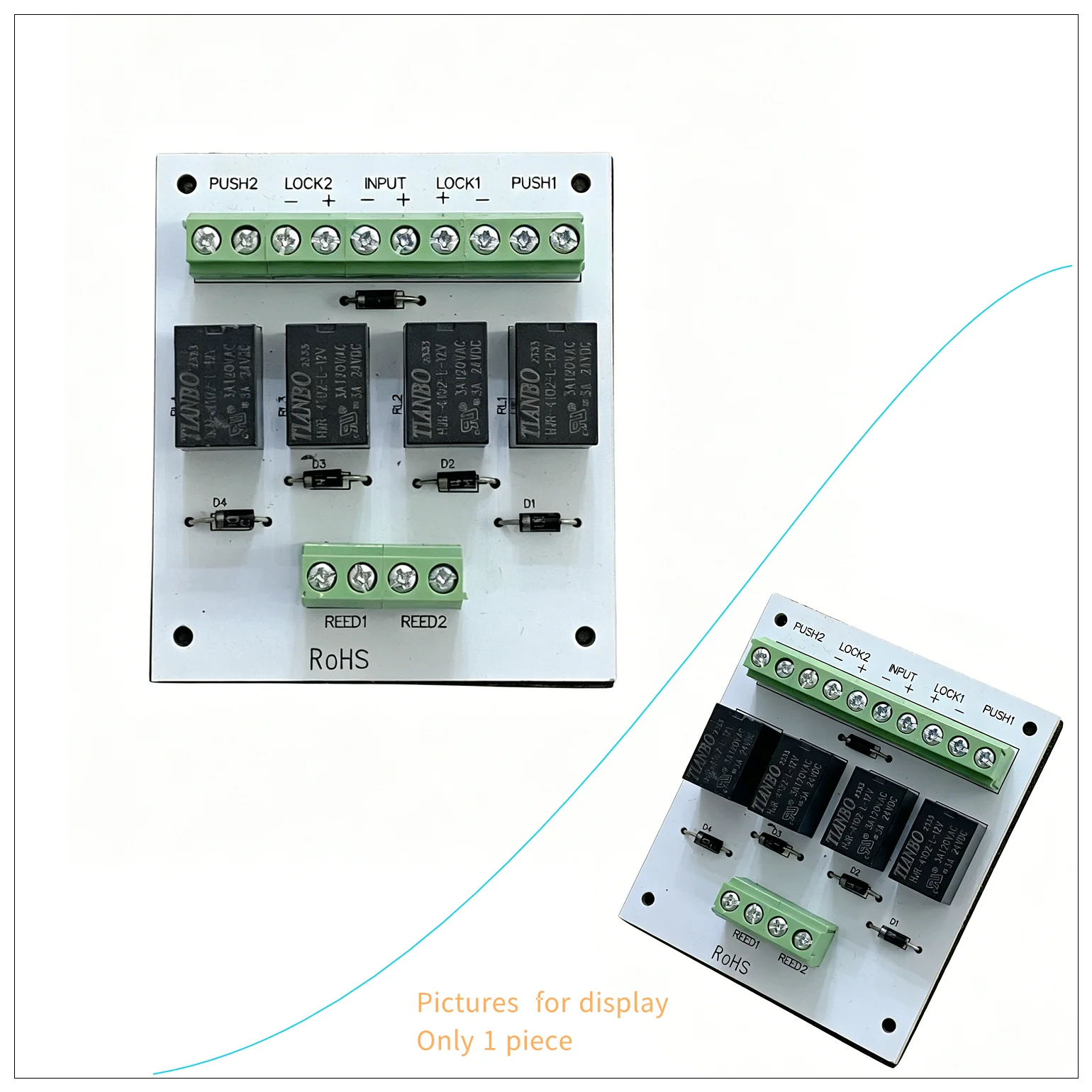 Dual Door Interlock Linkage Control Module Safety Interlock Controller for Access Control System Door Security
Dual Door Interlock Linkage Control Module Safety Interlock Controller for Access Control System Door Security