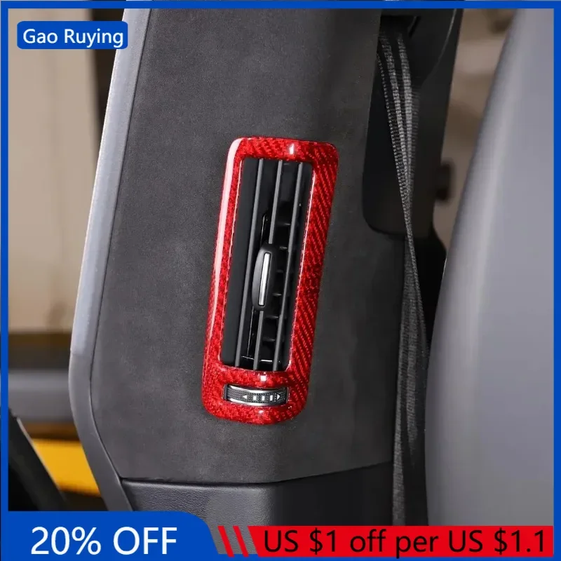 Gao Ruying For Lamborghini URUS 2018-2023 Real Carbon Fiber Car B-pillar Air Outlet Frame Cover Trim Interior Car Accessories
Gao Ruying For Lamborghini URUS 2018-2023 Real Carbon Fiber Car B-pillar Air Outlet Frame Cover Trim Interior Car Accessories