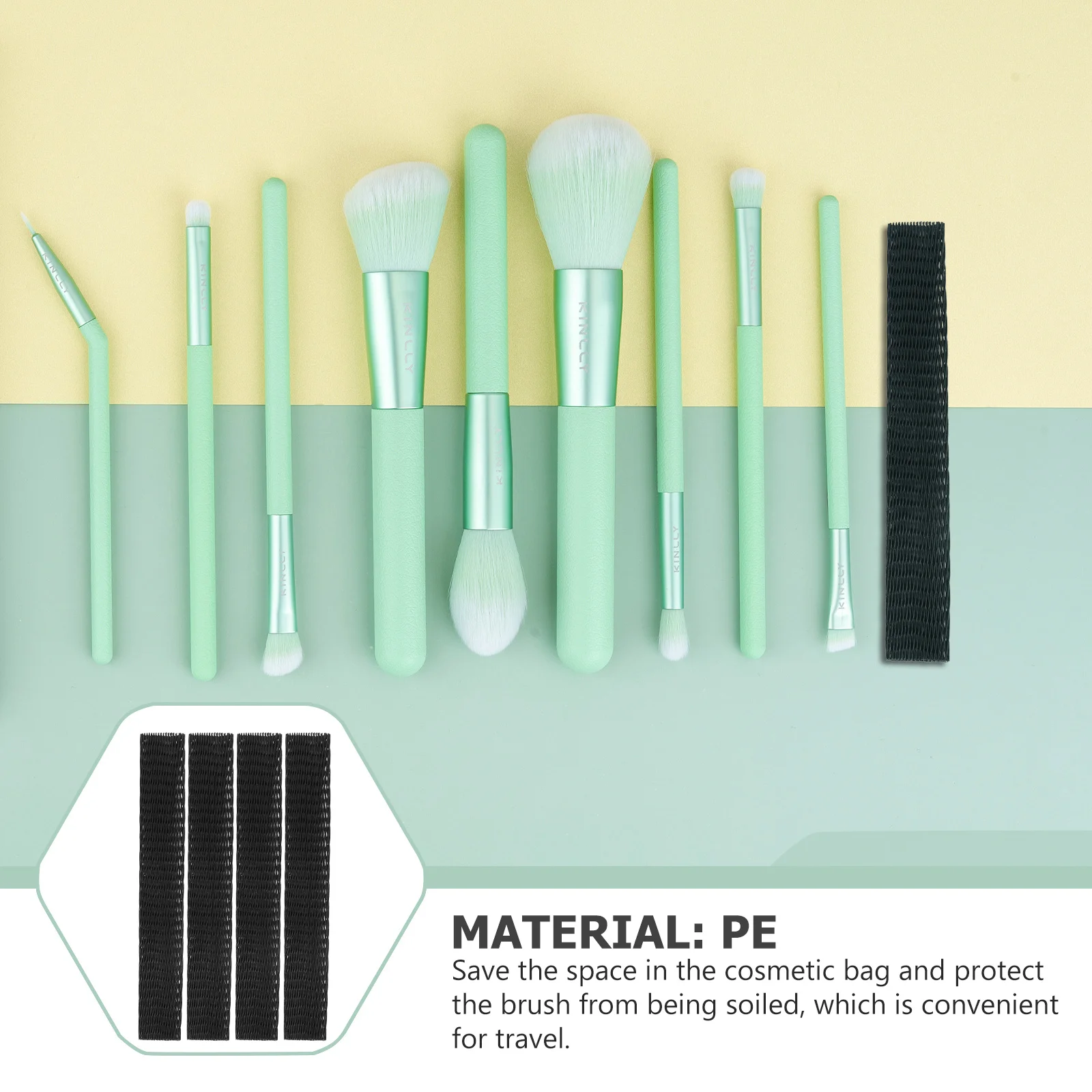 50pcs Makeup Brush Mesh Cover Black Brush Protector Reusable Storage Net For Travel Keep Brushes Clean Shaped Saving
50pcs Makeup Brush Mesh Cover Black Brush Protector Reusable Storage Net For Travel Keep Brushes Clean Shaped Saving