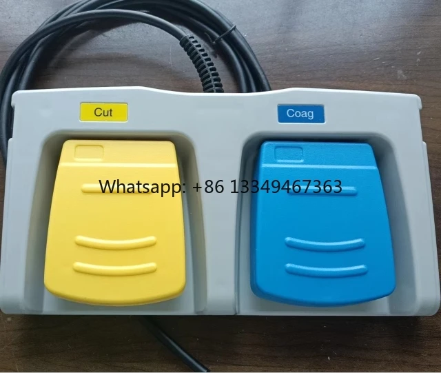 Manufacturer Water-Proof IPX8 Durable CE Marked Electrosurgical Unit Valleylab Martin Aluminum Alloy Two Button Footswitch Facto
Manufacturer Water-Proof IPX8 Durable CE Marked Electrosurgical Unit Valleylab Martin Aluminum Alloy Two Button Footswitch Facto