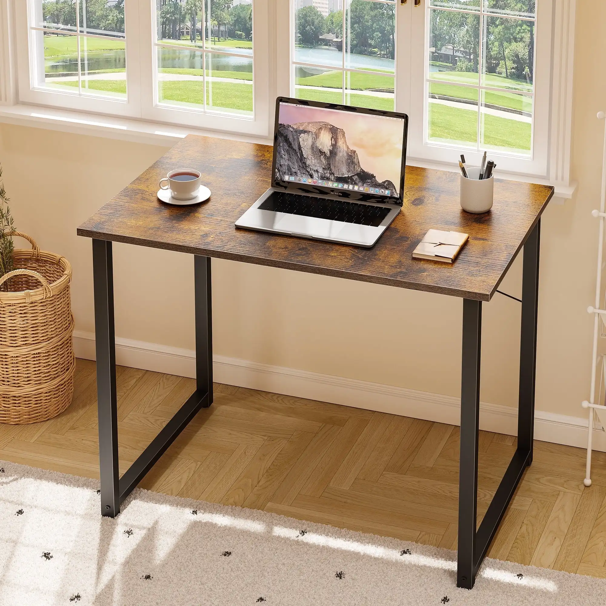 32 inch Small Computer Desk for Small Space, Modern Simple Style Desk for Living Room/Bedroom/Home Office,
32 inch Small Computer Desk for Small Space, Modern Simple Style Desk for Living Room/Bedroom/Home Office,