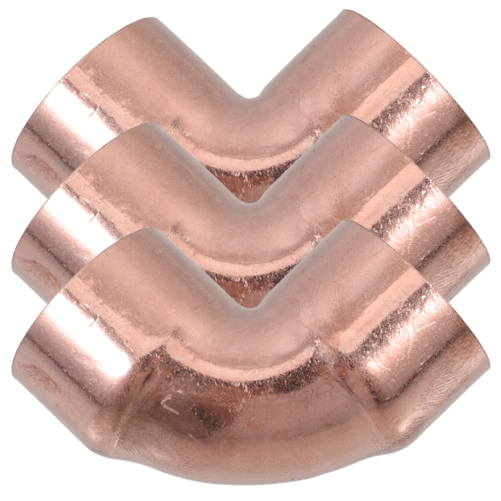 3pcs 1 Inch ID 1mm Thick Copper Elbow Fittings 90 Degree Short Radius Connectors for AC Tubing Durable Precision Engineered
3pcs 1 Inch ID 1mm Thick Copper Elbow Fittings 90 Degree Short Radius Connectors for AC Tubing Durable Precision Engineered