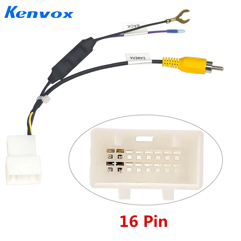 16-pin Car Reverse Camera Output Video Adapter Wiring Cable For Toyota Original Factory Camera Video Output #CA7457
16-pin Car Reverse Camera Output Video Adapter Wiring Cable For Toyota Original Factory Camera Video Output #CA7457