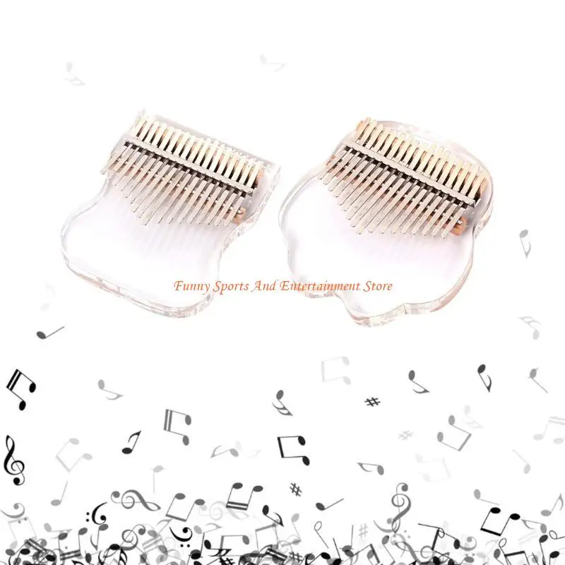 C4DE Clear Kalimba 17 Keys Thumb Piano Transparent Kalimba Musical Instrument for Kid
C4DE Clear Kalimba 17 Keys Thumb Piano Transparent Kalimba Musical Instrument for Kid
