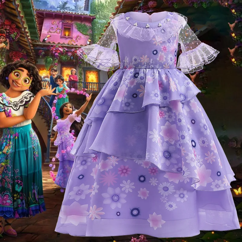 European and American Children Clothing Girls' Fashion Princess Dress Cartoon Series Purple Dress Fluffy Children's Dress 7-13Y
European and American Children Clothing Girls' Fashion Princess Dress Cartoon Series Purple Dress Fluffy Children's Dress 7-13Y
