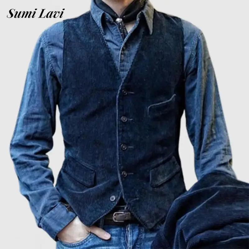 Office Mens Vest Jacket 2024 Spring New Casual Pure Color V Neck Corduroy Waistcoat For Men Business Formal Sleeveless Vest Coat
Office Mens Vest Jacket 2024 Spring New Casual Pure Color V Neck Corduroy Waistcoat For Men Business Formal Sleeveless Vest Coat